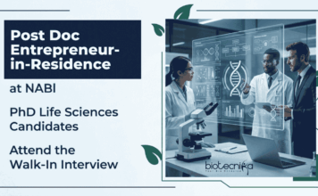 Post Doc Entrepreneur In Residence Opportunity at NABI for Life Sciences Candidates NABI Recruitment Announces Post Doc Entrepreneur in Residence fellowship for PhD Candidates Interested in Research in Life Sciences