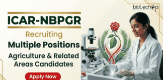 Govt Agriculture Jobs at ICAR-NBPGR | Bachelors’ Candidates Apply Now for Research Roles Apply for ICAR-NBPGR Recruitment. Explore Agriculture Jobs, Young Professional & Field Assistant Role with Research and Gene Bank Work.