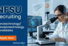 Project Assistant Job in Nanotechnology Research at NFSU | MSc Candidates Attend the Walk-In Interview Apply for NFSU Recruitment: Project Assistant Jobs. Explore Nanotechnology Jobs with ₹20,000 Salary in Forensic Research Field.