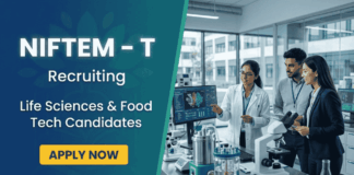 Research Jobs at NIFTEM T | Life Sciences Graduates Attend the Walk-In Interview NIFTEM Recruitment: Explore Research Jobs Including Research Associate and Young Professional Roles for Life Sciences Career.