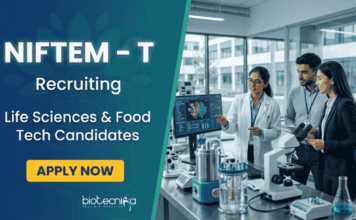 Research Jobs at NIFTEM T | Life Sciences Graduates Attend the Walk-In Interview NIFTEM Recruitment: Explore Research Jobs Including Research Associate and Young Professional Roles for Life Sciences Career.