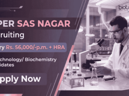 Biotechnology Research Scientist Job at NIPER | Earn Rs. 56,000/-p.m. + HRA | Apply Now Apply for NIPER Recruitment 2026 for Research Scientist Jobs. Start your Biotechnology Career with ₹56,000 salary under ICMR project.