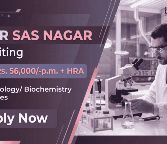 Apply for NIPER Recruitment 2026 for Research Scientist Jobs. Start your Biotechnology Career with ₹56,000 salary under ICMR project.