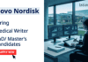 Medical Writer Jobs at Novo Nordisk | Apply Now for Role in Clinical Development Sector Apply for Medical Writer Jobs at Novo Nordisk Career in Bangalore. Explore Life Sciences Jobs in Clinical Development & Regulatory Writing.