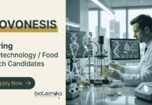 Biotechnology Job Vacancy at Novonesis | Apply Now Apply for Biotechnology Jobs at Novonesis. Junior Executive Role Offering Opportunities in Food Tech Jobs & Career in Life Sciences.