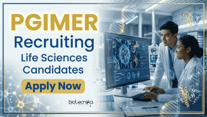 PGIMER (5) Apply for Research Scientist Jobs through PGIMER Recruitment. Excellent Opportunity for to Build a Strong Career in Life Sciences.