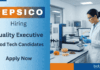 Food Tech Jobs Opening at PepsiCo | Apply Now For Quality Executive Position Apply for PepsiCo Career: Quality Executive Jobs. Explore Food Tech Jobs in FMCG with Strong Growth and Industry Exposure.