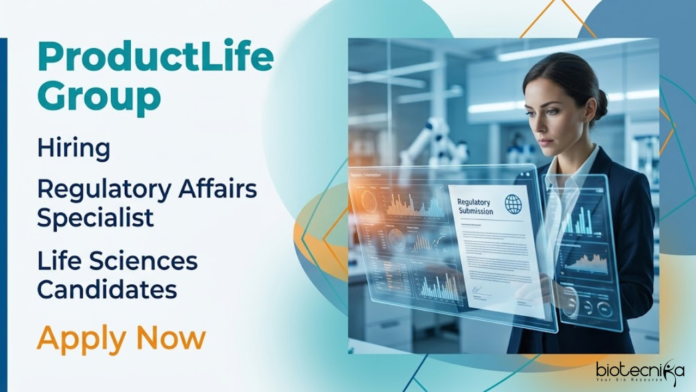 Productlife Apply for Regulatory Affairs Job in Life Sciences jobs. Remote Role with focus on Regulatory Compliance. Check Eligibility and Apply Now.