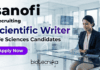 Scientific Writer Jobs at Sanofi | Life Science Jobs | Apply Now Scientific Writer Jobs at Sanofi Hyderabad for life science graduates creating medical education and publication content.