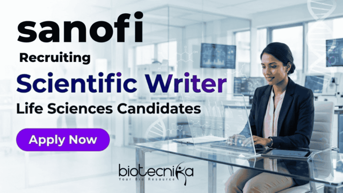 Scientific Writer Jobs at Sanofi Hyderabad for life science graduates creating medical education and publication content. Scientific Writer Jobs at Sanofi Hyderabad for life science graduates creating medical education and publication content.