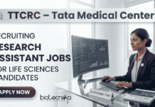 Research Assistant Jobs at TTCRC Kolkata – TMH Vacancy | Life Science Research Research Assistant TMH Vacancy Life Science Research at TTCRC Kolkata