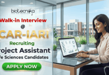 Project Assistant Jobs at ICAR-IARI for Life Science Research | Attend the Walk-in Interview Project Assistant Jobs at ICAR-IARI for candidates interested in Life Science Research and IARI Jobs.
