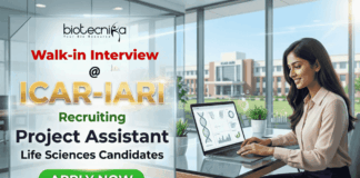Project Assistant Jobs at ICAR-IARI for Life Science Research | Attend the Walk-in Interview Project Assistant Jobs at ICAR-IARI for candidates interested in Life Science Research and IARI Jobs.