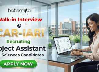 Project Assistant Jobs at ICAR-IARI for Life Science Research | Attend the Walk-in Interview Project Assistant Jobs at ICAR-IARI for candidates interested in Life Science Research and IARI Jobs.