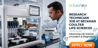 Research Job at Beckman Coulter Life Sciences. Cell Biology, Biotechnology, or Immunology Candidates, Apply Now For Research Technician Role.