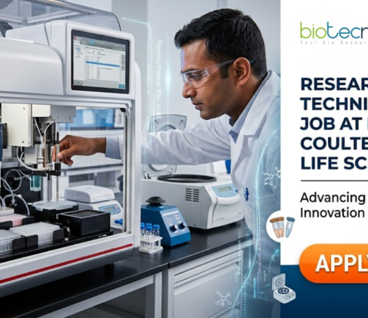 Research Job at Beckman Coulter Life Sciences. Cell Biology, Biotechnology, or Immunology Candidates, Apply Now For Research Technician Role.