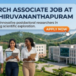 Research Associate Job at IISER Thiruvananthapuram. Biotechnology Candidates, Apply Now & Earn ₹60,000/- per month.