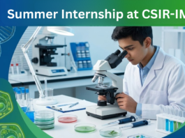Summer Internship at CSIR-Institute of Minerals and Materials Technology. Life Science Candidates, Apply Now.