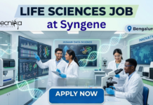 Life Sciences Job at Syngene. Masters in Life Sciences Candidates, Apply Now. Job Opportunity in Bangalore, India.