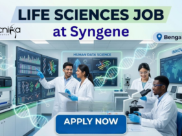 Life Sciences Job at Syngene. Masters in Life Sciences Candidates, Apply Now. Job Opportunity in Bangalore, India.