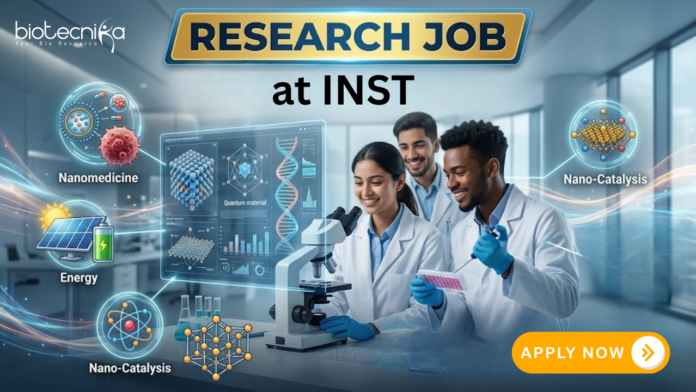 Research Job at INST ( Institute of Nano Science and Technology), Mohali. Life Sciences Candidates, Apply Now. Research Job at INST ( Institute of Nano Science and Technology), Mohali. Life Sciences Candidates, Apply Now.