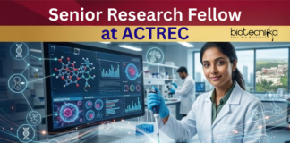 Senior Research Fellow at ACTREC. Life Sciences Candidates, Attend The Walk-in interview. Opportunity in Mumbai. Earn 42,000 pm.