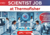 Scientist Job at Thermofisher. Masters in Life Sciences Freshers, Apply Now for Protein Biology Scientist Postion in Bangalore.