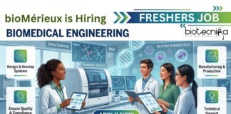 Biomedical Engineering Job at Biomerieux. Biomedical Engineering Freshers Apply Now For Field Service Engineer Role.