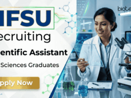 Scientific Assistant Jobs at NFSU Tripura – NFSU recruitment for Forensic Science Jobs