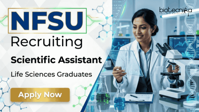 Scientific Assistant Jobs at NFSU Tripura – NFSU recruitment for Forensic Science Jobs Scientific Assistant Jobs at NFSU Tripura – NFSU recruitment for Forensic Science Jobs