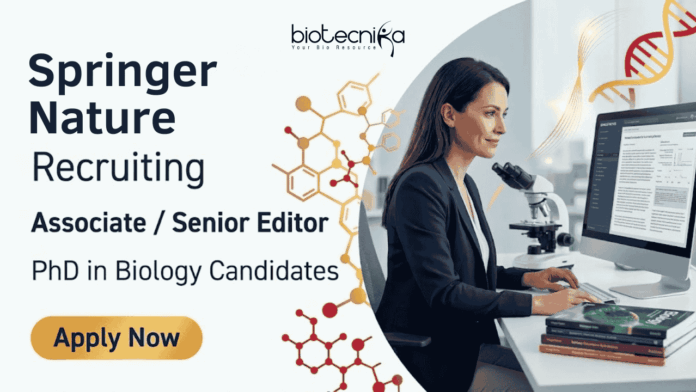 Life Science Jobs at Springer Nature – Editor Job in Communications Biology Life Science Jobs at Springer Nature – Editor Job in Communications Biology