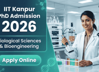 Explore IIT Kanpur PhD Admission in Biological Sciences and Life Sciences research and step into a world of advanced scientific discovery.