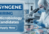 Microbiology Job Opening at Syngene | Apply Now for Analyst Jobs Apply for Microbiology Jobs under Syngene Career. QC Analyst Jobs for BSc/MSc Candidates in Pharma Quality Control and Lab Testing Roles.