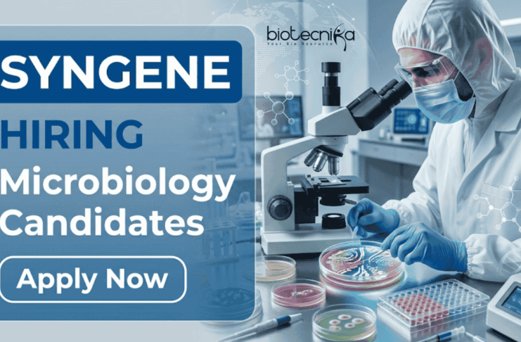 Microbiology Job Opening at Syngene | Apply Now for Analyst Jobs Apply for Microbiology Jobs under Syngene Career. QC Analyst Jobs for BSc/MSc Candidates in Pharma Quality Control and Lab Testing Roles.