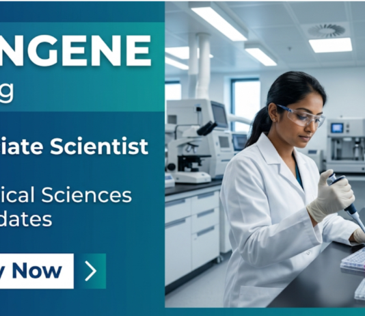 Syngene Career: Apply For Biological Sciences Jobs in Bangalore. Explore Scientists Jobs in Immunology, Oncology, & Biotech Research Roles.