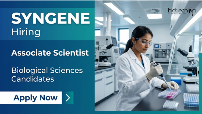 Syngene (12) Syngene Career: Apply For Biological Sciences Jobs in Bangalore. Explore Scientists Jobs in Immunology, Oncology, & Biotech Research Roles.