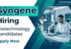 Apply for Syngene Careers: Biotech Jobs in Bangalore. Explore SQL Jobs in Pharma IT and Grow your Career in Top Biotech Company.