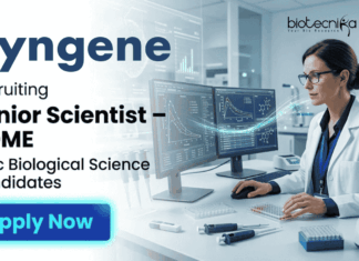 Scientist Job at Syngene Careers | Biological Science | Apply Now Scientist Job at Syngene Careers | Biological Science Jobs in Hyderabad