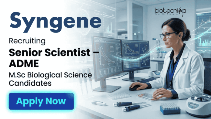 Scientist Job at Syngene Careers | Biological Science Jobs in Hyderabad Scientist Job at Syngene Careers | Biological Science Jobs in Hyderabad