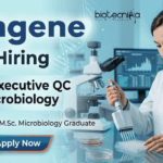 Entry level microbiology jobs at Syngene in Bangalore for life science students in QC Microbiology
