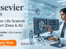 Senior Life Science Expert – Data & AI at Elsevier – Life science jobs and life science research opportunities
