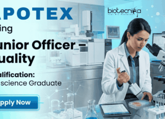 Life Science Jobs: Junior Officer QC at Apotex Careers | Apply Now Junior Officer – Quality at Apotex – Life science jobs, QC jobs, and Apotex careers in Bangalore