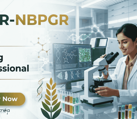 Research jobs under nbpgr recruitment in Life Sciences research at ICAR plant genetics project India