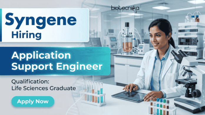 Syngene Build your future in Life Sciences IT Jobs with Syngene careers as an Application Support Engineer in Bangalore.