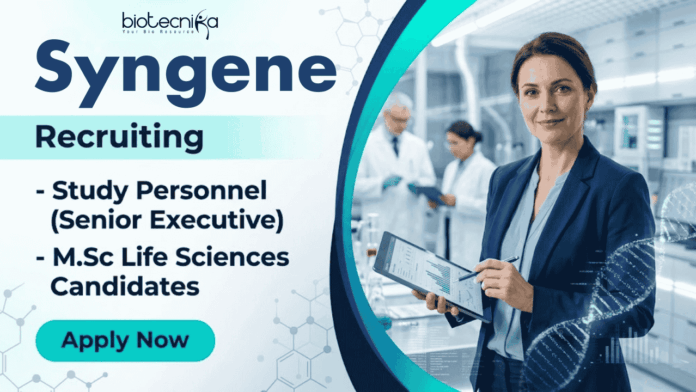 Life Science Jobs at Syngene Careers | M.Sc Life Science Jobs in Bangalore Life Science Jobs at Syngene Careers | M.Sc Life Science Jobs in Bangalore