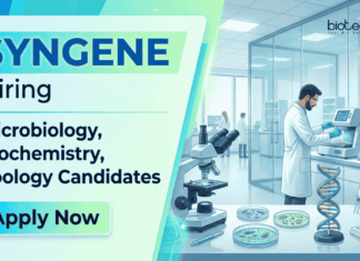 Apply for Syngene Career Offering Life Sciences Jobs in Bangalore. Explore Microbiology Jobs in Safety Officer Roles.