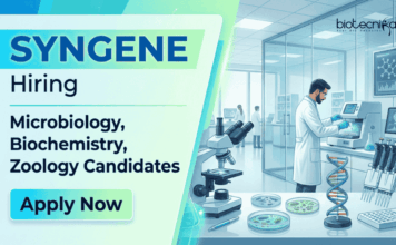 Syngene is Hiring BSc/MSc | Apply Now for Life Sciences Jobs Apply for Syngene Career Offering Life Sciences Jobs in Bangalore. Explore Microbiology Jobs in Safety Officer Roles.