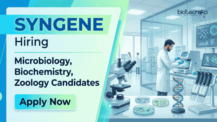 Syngene (9) Apply for Syngene Career Offering Life Sciences Jobs in Bangalore. Explore Microbiology Jobs in Safety Officer Roles.