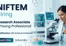 NIFTEM Recruitment 2026 for Research Jobs | RA-I & YP-I Walk-in | Earn up to Rs. 58,000/- NIFTEM Recruitment 2026 opens Research Jobs for Life Science Research candidates