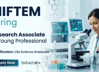 NIFTEM Recruitment 2026 opens Research Jobs for Life Science Research candidates